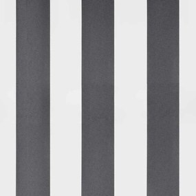 antracitszürke-fehér kézzel kihúzható napellenző 600 x 300 cm
