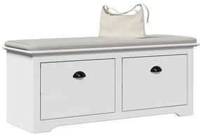 előszobai pad BODO&quot; Fehér 114x40x45 cm&quot;