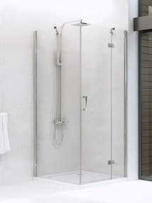 New Trendy New Renoma zuhanykabin 100x90 cm négyszögletes króm fényes/átlátszó üveg D-0116A/D-0084B