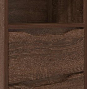 vidaXL Éjjeliszekrények 2 pcs Barna Tölgy 40 x 30 x 467 cm Faanyag