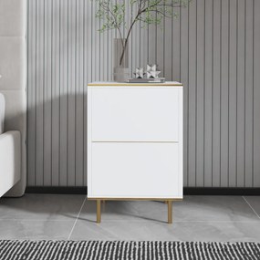 Éjjeliszekrény Imaj Marble White