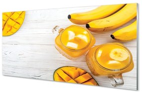 Üvegképek Mango banán turmix 100x50 cm 2 fogas