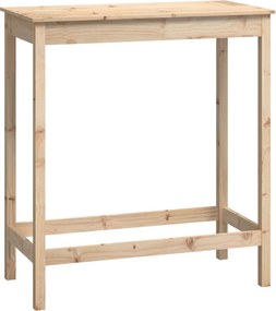 vidaXL tömör fenyőfa bárasztal 100 x 50 x 110 cm