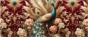Kép – Elegáns páva (120x50 cm)