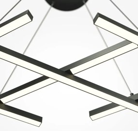 Maytoni MOD244PL-L50BK - HALO LED csillár kábelen LED/40W/230V fekete