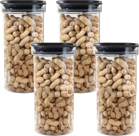 Élelmiszer Tároló Doboz Készlet Nagy Loft Ömlesztett 4x 2,5L