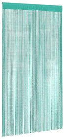 2 db türkiz zsinórfüggöny 140 x 250 cm
