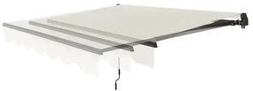 Juskys Markíza 250 cm - krémszínű