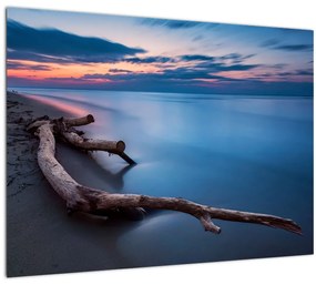 Egy kép a tengerparton naplementekor (70x50 cm)