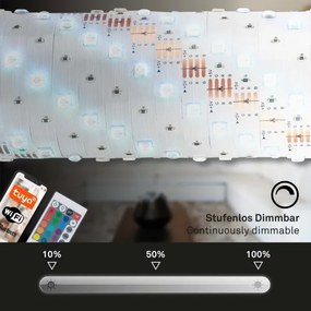 Brilo - LEG RGBW Dimmelető szalag 6,5m LED/18W/230V Wi-Fi Tuya + távirányító