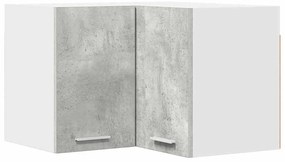 Függő szekrény Riga Beton szürke és fehér 57 x 57 x 40 cm