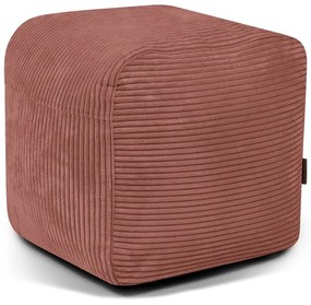 Téglavörös kordbársony babzsákfotel Plus 50 Lounge – SLOWDOWN