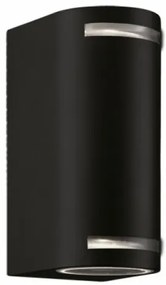 Strühm Forest 150x70 mm ívelt kültéri oldalfali lámpa GU10-es foglalattal