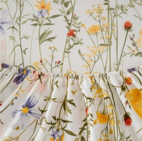 Mikroszálas gumis lepedő WILDFLOWERS színes 180x200 cm