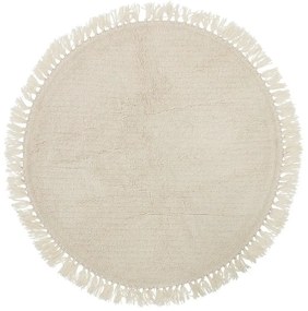 Nature bézs gyapjú szőnyeg, ⌀ 110 cm - Bloomingville