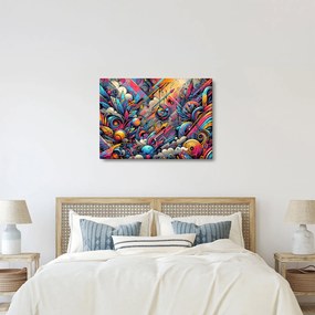 Kép - Színes graffiti (70x50 cm)