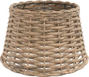 vidaXL barna fonott mennyezeti lámpaernyő Ø38 x 23 cm