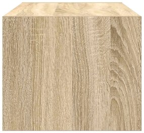 sonoma tölgy színű szerelt fa fali TV-szekrény 60x31x25,5 cm