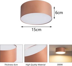 BRILAGI - Kültéri mennyezeti lámpa FORIS LED/20W/230V átmérő 15 cm bronz IP44