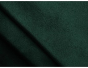 Sötétzöld ágyneműtartós boxspring ágy 160x200 cm Mikana – Makamii