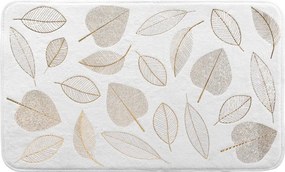 Fehér textil fürdőszobai kilépő 45x75 cm Joya – douceur d'intérieur