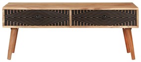 Tömör akácfa dohányzóasztal 100 x 50 x 39 cm