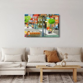 Kép - gyermek város (90x60 cm)