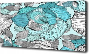 Vászonkép Virágos mintás 100x70 cm