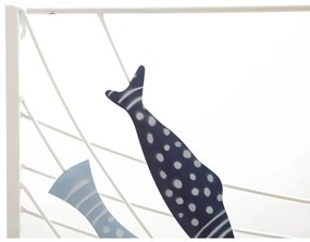 Fém fali dekoráció 96,5x61 cm Pesci – Mauro Ferretti