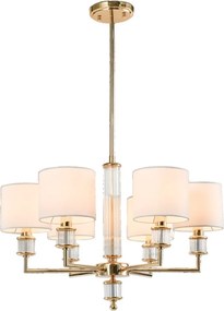Cosmolight SUTTON P06385AU-WH Plafonlámpa 6x40W/E14 ip20