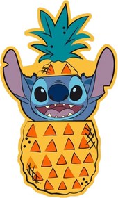 Disney Lilo és Stitch, A csillagkutya Ananas formapárna, díszpárna 34x21 cm