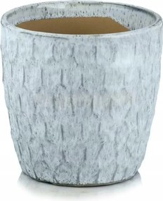 Fedő kék árnyékolt virágtartó 16 cm