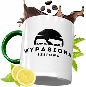 Zöld Bögre A Főnöknek Születésnapi Ajándék fényképes nyomtatással