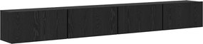 vidaXL TV szekrény garnitúra 4 pcs Fekete tölgy 60 x 30 x 30 cm