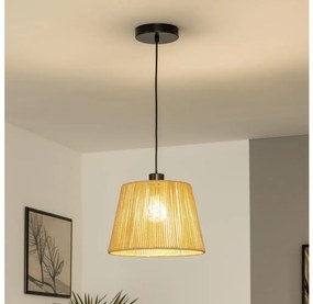 Brilagi - LED csillár kábelen CERIA BOHO 1xE27/40W/230V átm. 28 cm barna