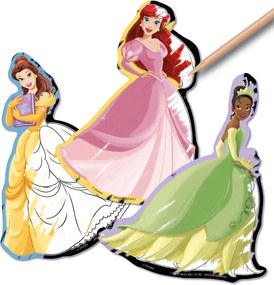Disney Hercegnők Fairytale scratch képkarcoló matricák 5 db-os
