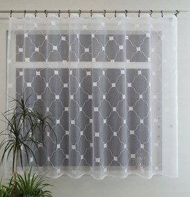 Mg Függöny 35619 Fehér 370x160cm szalaggal lengyel K