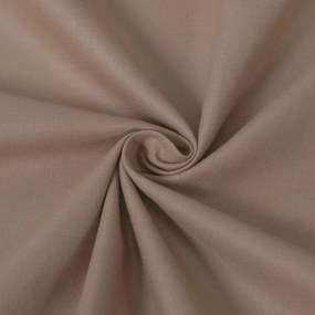 Goldea pamut gumis lepedő - kávébarna 200 x 200 cm