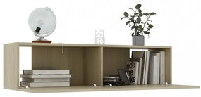 sonoma tölgy szerelt fa TV-szekrény 120 x 30 x 30 cm