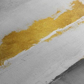 Kép - Arany és szürke vonások (120x50 cm)
