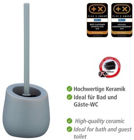 Badi szürke kerámia WC-kefe - Wenko