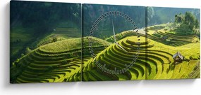 Kép - Rice Terraces koncert (órával) (90x30 cm)