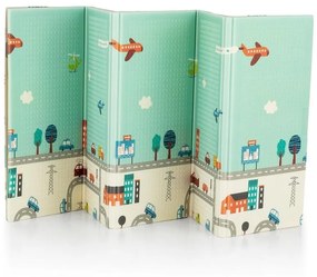 PETITE&MARS - Összecsukható játékszőnyeg CAMPY ELEPHANT&CITY