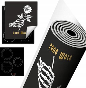 Tűzhelyvédő Szőnyeg Asztali Dekoráció 45x52 sötét virág