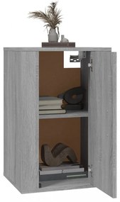 2 db szürke sonoma falra szerelhető TV-szekrény 40x34,5x60 cm