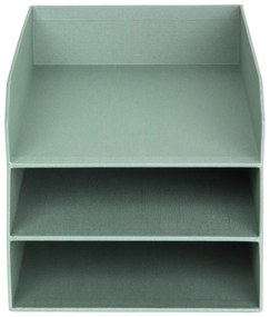 Zöld karton rendszerező dokumentumokhoz Trey Canvas Paper Laminate – Bigso