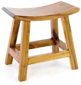 DIVERO® Kerti szék sámli  ázsiai tölgyből