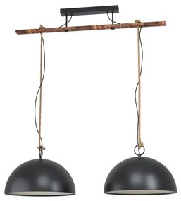 Eglo 43397 - Csillár zsinóron HODSOLL 2xE27/40W/230V