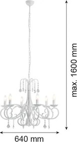 Argon DIADEMA 2561 Csillár 6x7W/E14 IP20