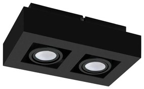 Eglo 31063 - MENDOZA LED spotlámpa 2xLED/4,7W/230V/3000K fekete